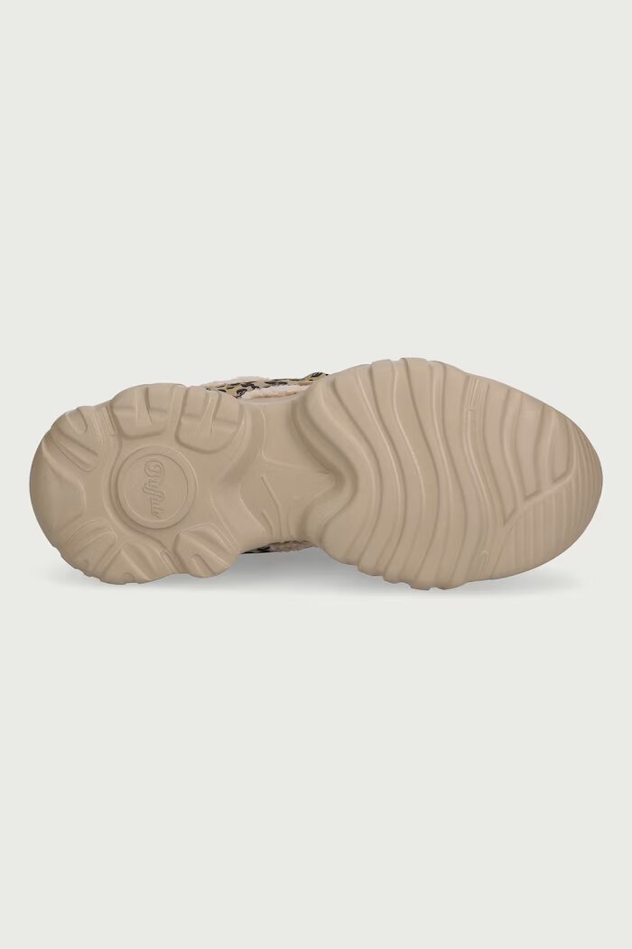 Buffalo Bliss Warm маратонки дамски бежови с платформа 18350-LEO