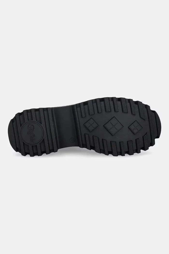 Buffalo Боти челси Aspen Chelsea Warm в черно с платформа 1270107-BLK