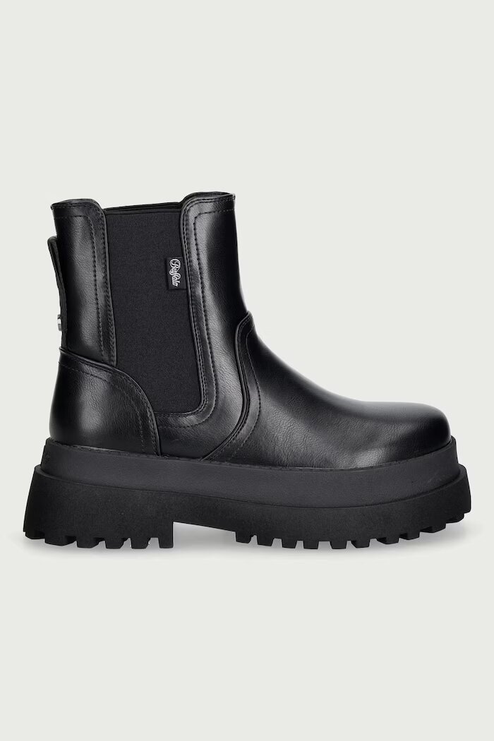 Buffalo боти челси дамски Pluto Chelsea черни 1270105-BLK