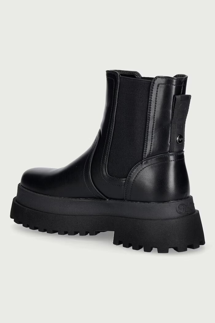 Buffalo боти челси дамски Pluto Chelsea черни 1270105-BLK