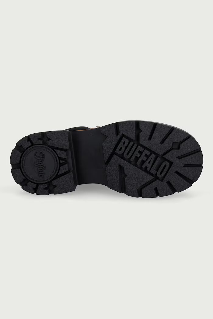 Buffalo боти дамски Jack Lace Up Mid кафяви 18334-BEB