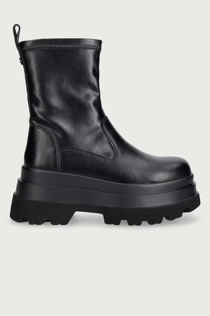 Buffalo боти с платформа дамски Jupiter Sock Boot черни 1270135-BLK