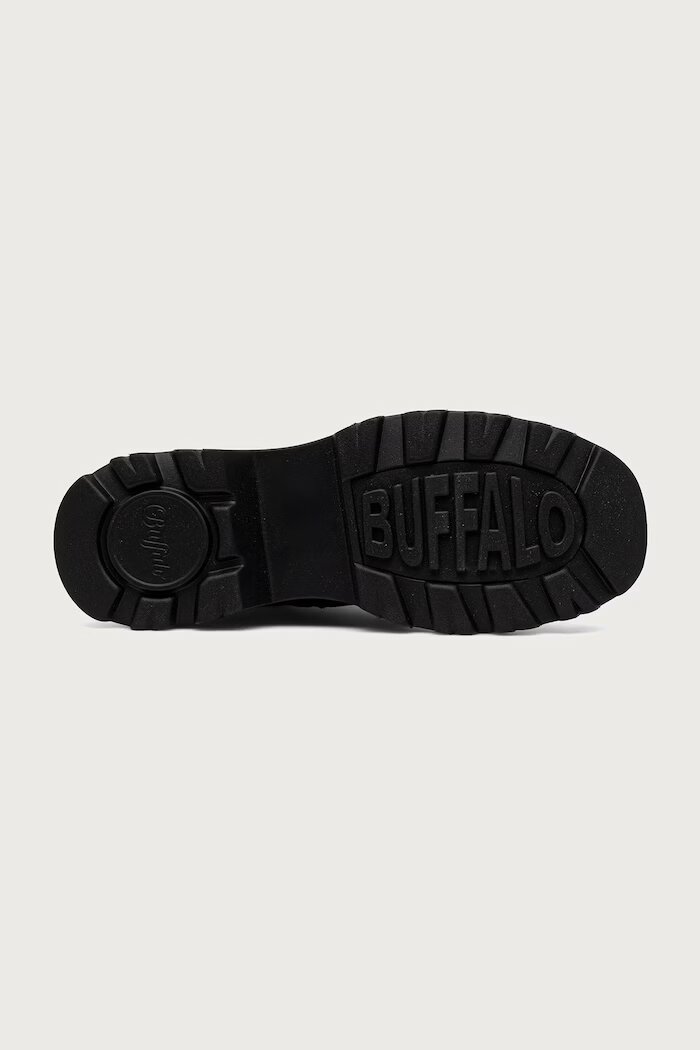 Buffalo ботуши под коляното дамски Jupiter Lace Up Hi черни 10405-BLK
