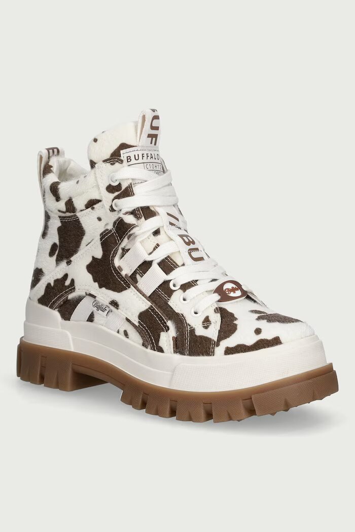 Buffalo кубинки дамски Aspha Nc Mid кафяви 16398-BCR