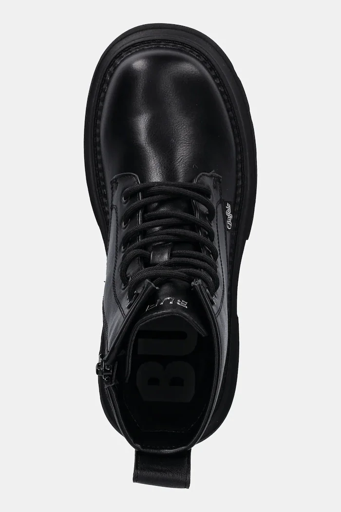Buffalo Кубинки Mave Lace Up в черно с платформа 1622616-BLK