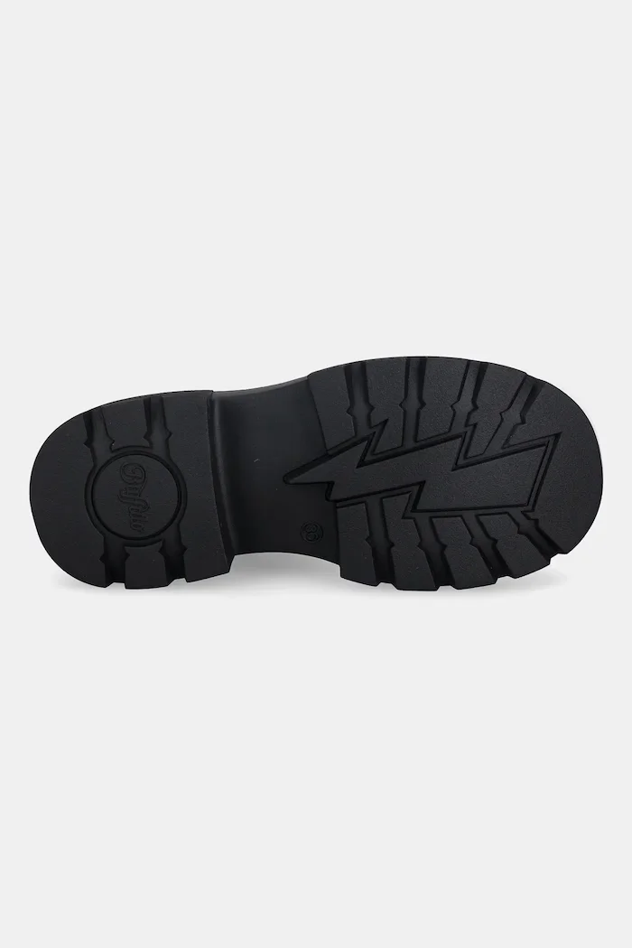 Buffalo Кубинки Mave Lace Up в черно с платформа 1622616-BLK