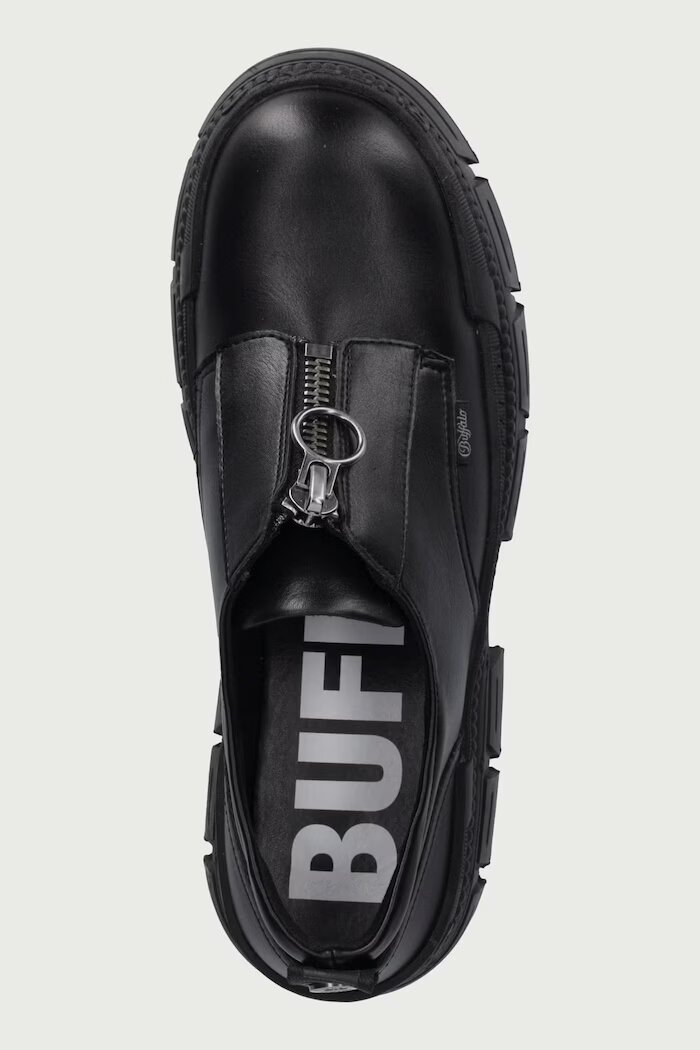 Buffalo мокасини мъжки Gopher Front Zip Lo Bs черни 18380-BLK