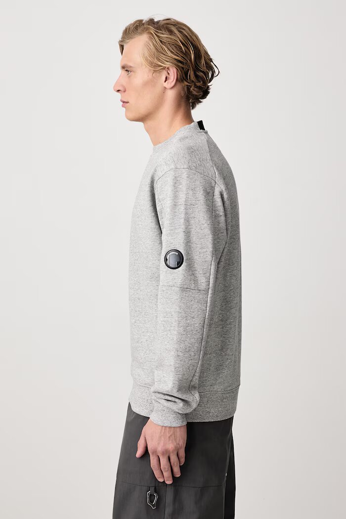 C.P. Company суичър мъжки от памук сив RCCMSS713A005086W