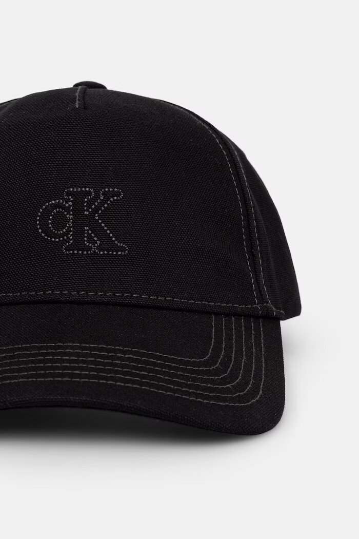 CALVIN KLEIN бейзболна шапка от памук черна LV04F5061G