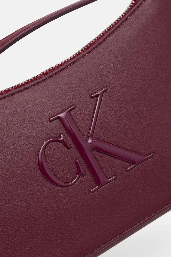 CALVIN KLEIN чанта crossbody дамска бордо LV04F1125G