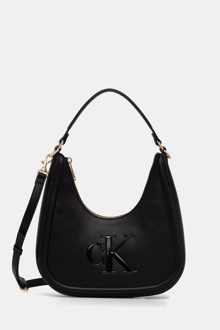 CALVIN KLEIN чанта crossbody дамска черна LV04F3561G