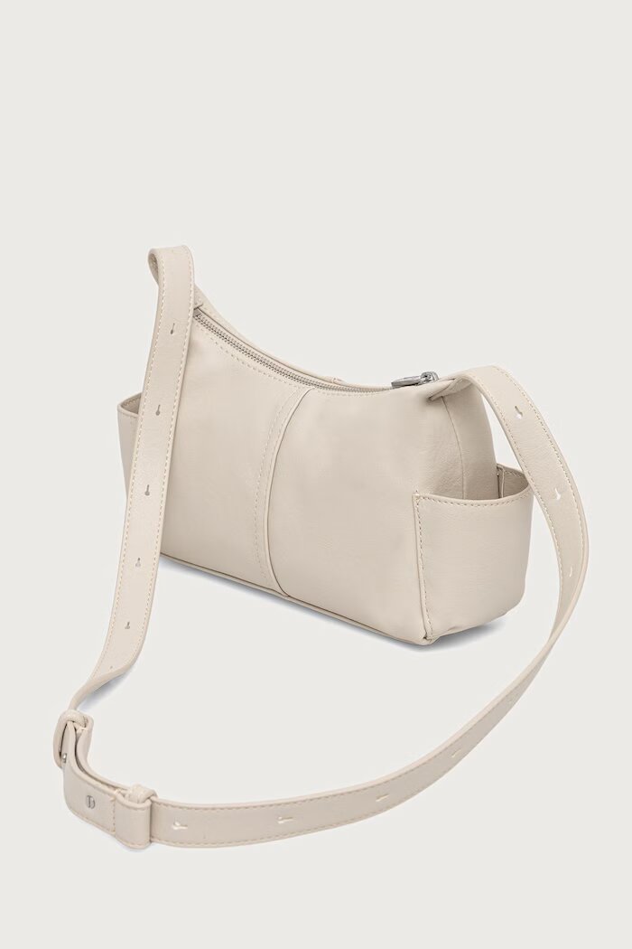 CALVIN KLEIN чанта crossbody дамска от имитация на кожа бежова LV04F3687G