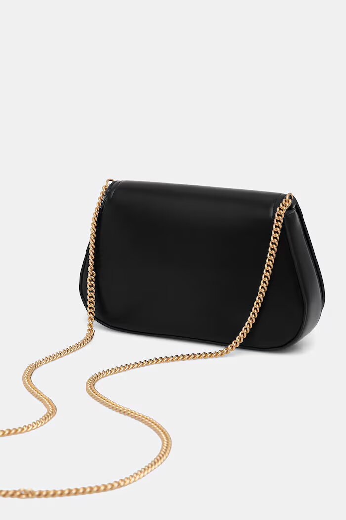 CALVIN KLEIN чанта crossbody дамска от имитация на кожа черна LV04F1153G