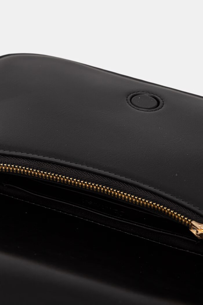 CALVIN KLEIN чанта crossbody дамска от имитация на кожа черна LV04F1153G