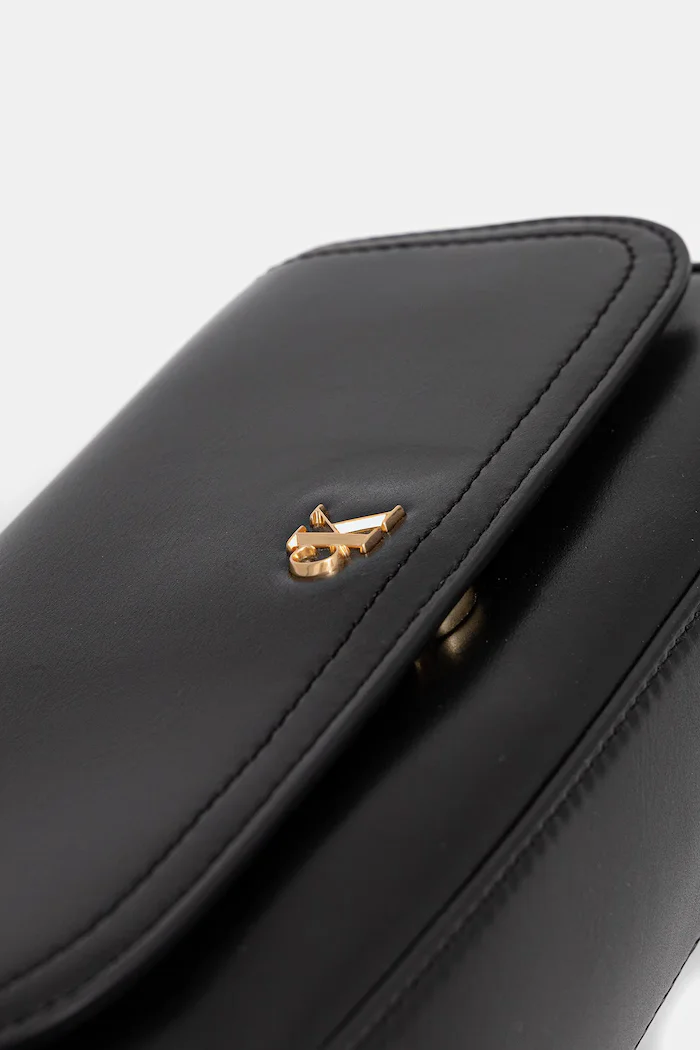 CALVIN KLEIN чанта crossbody дамска от имитация на кожа черна LV04F3172G
