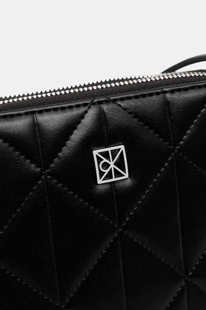 CALVIN KLEIN чанта crossbody дамска от имитация на кожа черна LV04F3328G