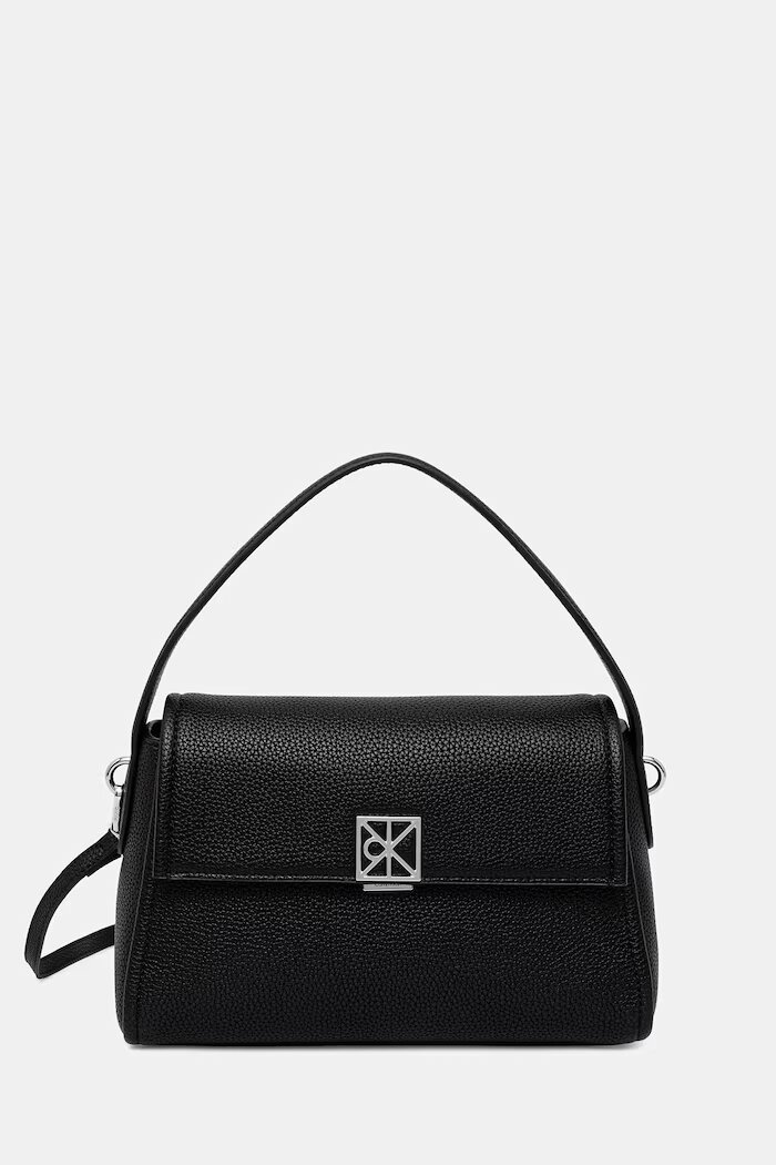 CALVIN KLEIN чанта crossbody дамска от имитация на кожа черна LV04F3425G
