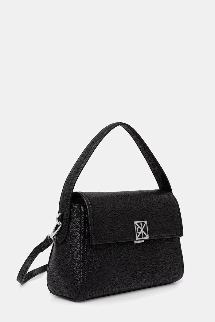 CALVIN KLEIN чанта crossbody дамска от имитация на кожа черна LV04F3425G