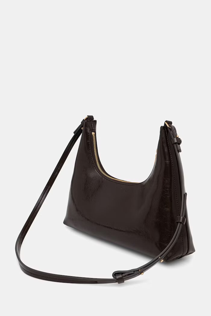 CALVIN KLEIN чанта crossbody дамска от имитация на кожа кафява LV04F3737G
