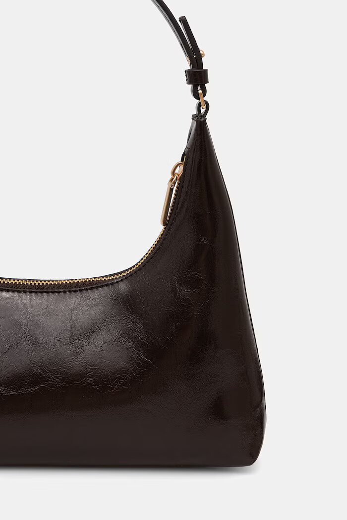 CALVIN KLEIN чанта crossbody дамска от имитация на кожа кафява LV04F3737G