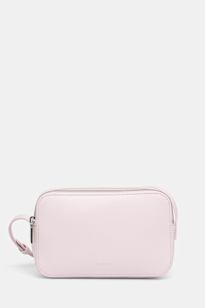 CALVIN KLEIN чанта crossbody дамска от имитация на кожа розова LV04F3276G