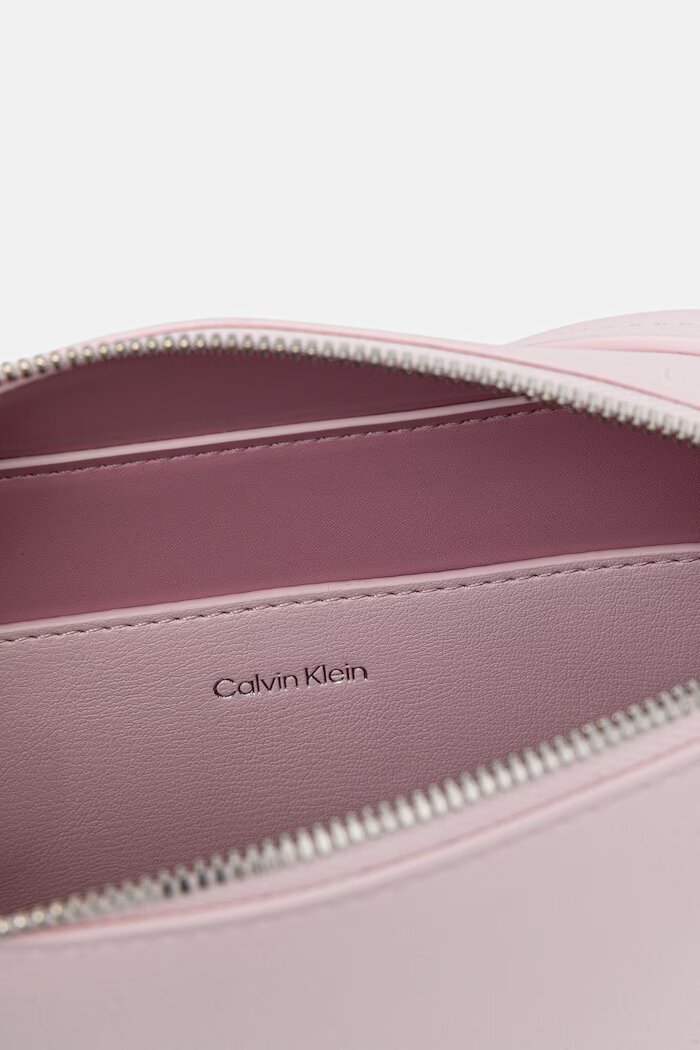 CALVIN KLEIN чанта crossbody дамска от имитация на кожа розова LV04F3276G