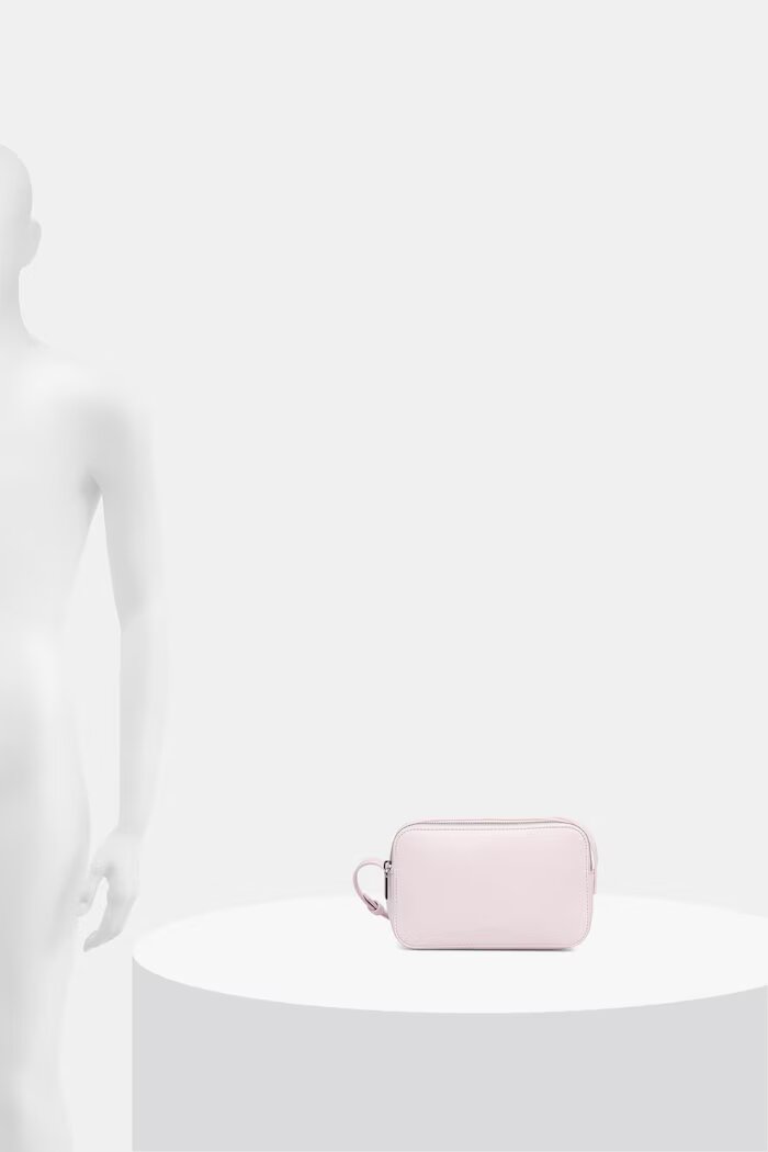 CALVIN KLEIN чанта crossbody дамска от имитация на кожа розова LV04F3276G