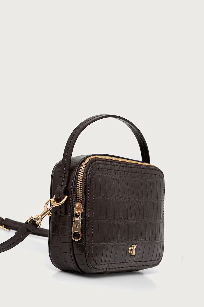 CALVIN KLEIN чанта дамска кафява LV04F3905G