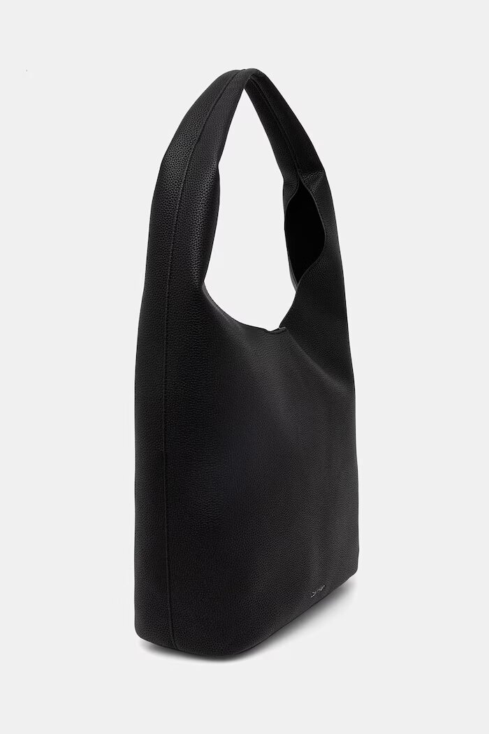 CALVIN KLEIN чанта дамска от имитация на кожа черна LV04F3596G