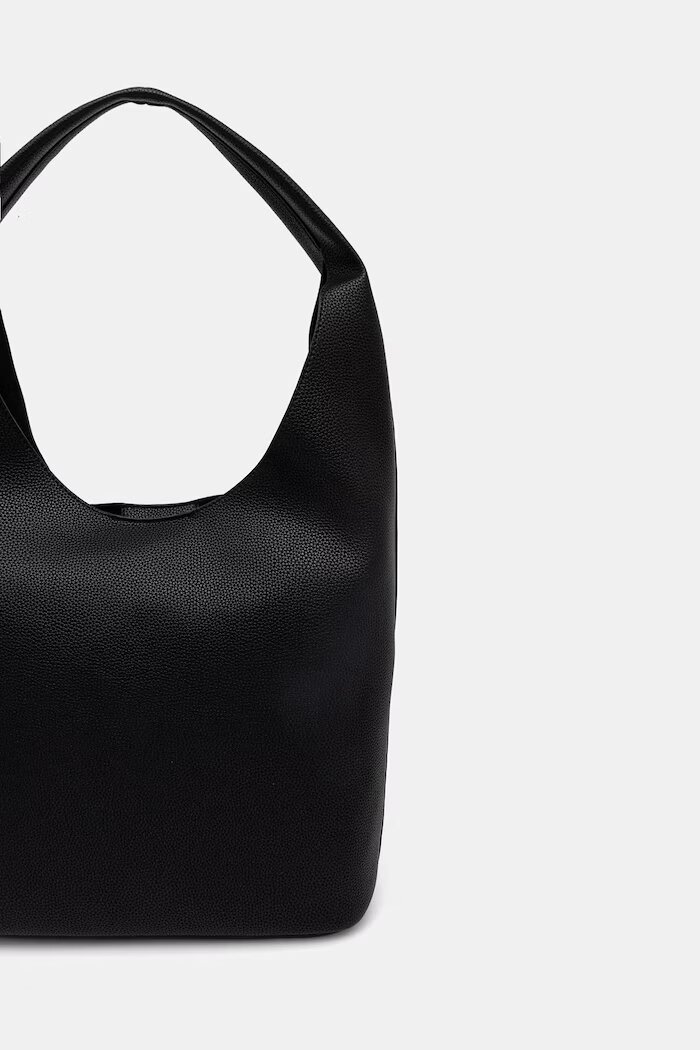 CALVIN KLEIN чанта дамска от имитация на кожа черна LV04F3596G