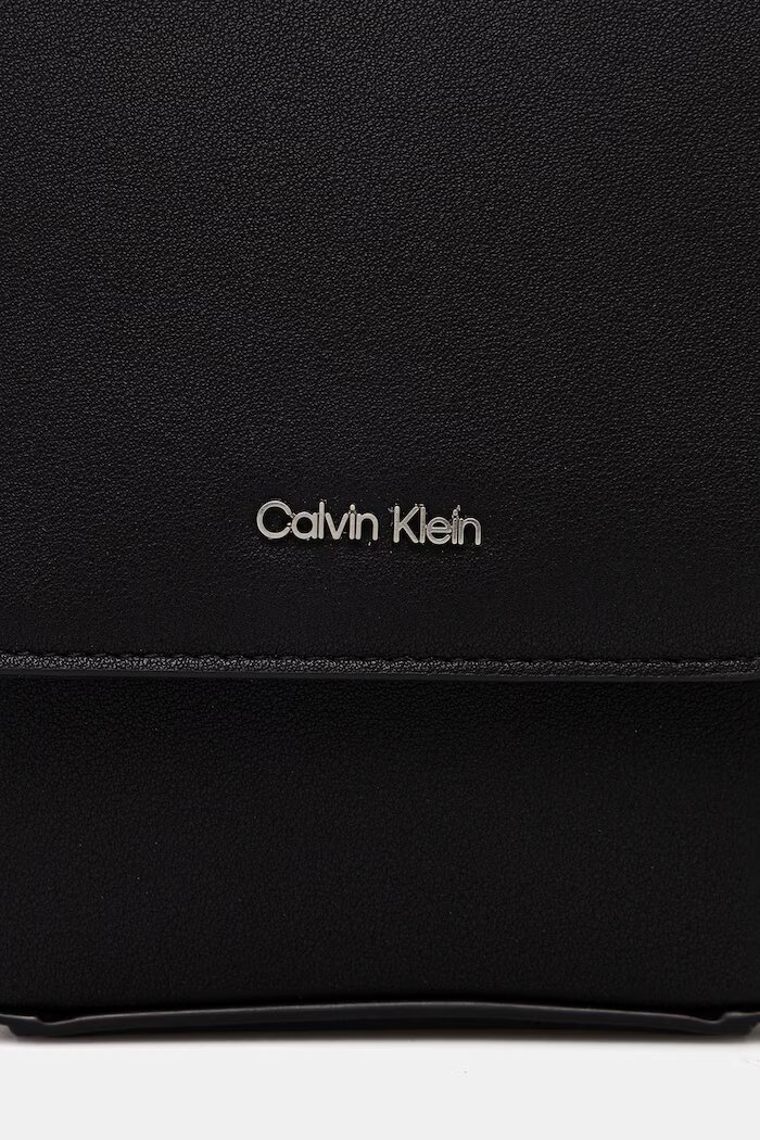 CALVIN KLEIN Чанта през рамо мъжка от имитация на кожа черна LV04D1226G