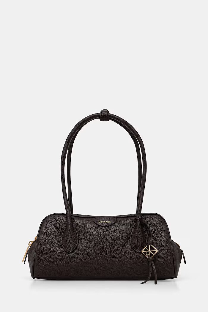 CALVIN KLEIN чанта тип багета дамска кафява LV04F3743G