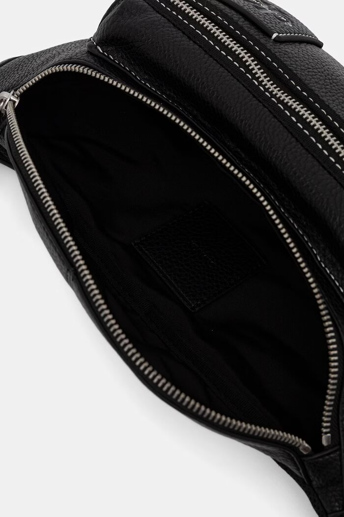 CALVIN KLEIN чанта за кръста мъжка от имитация на кожа черна LV04D3427G