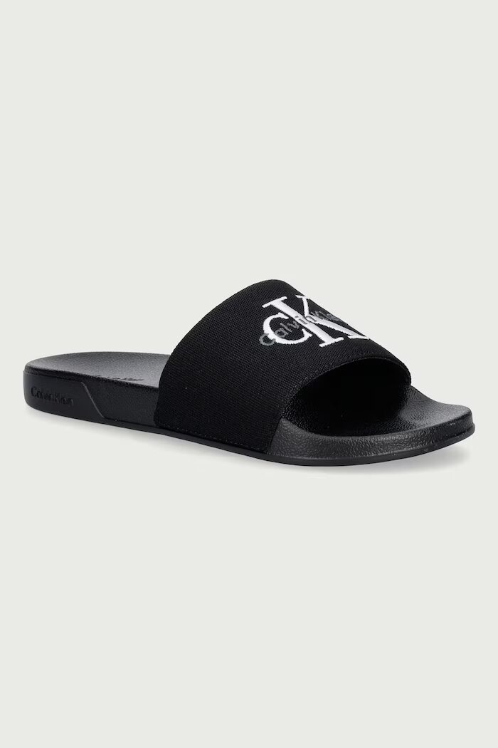 CALVIN KLEIN чехли дамски ESS SLIDE CV WN черни HW0HW02958