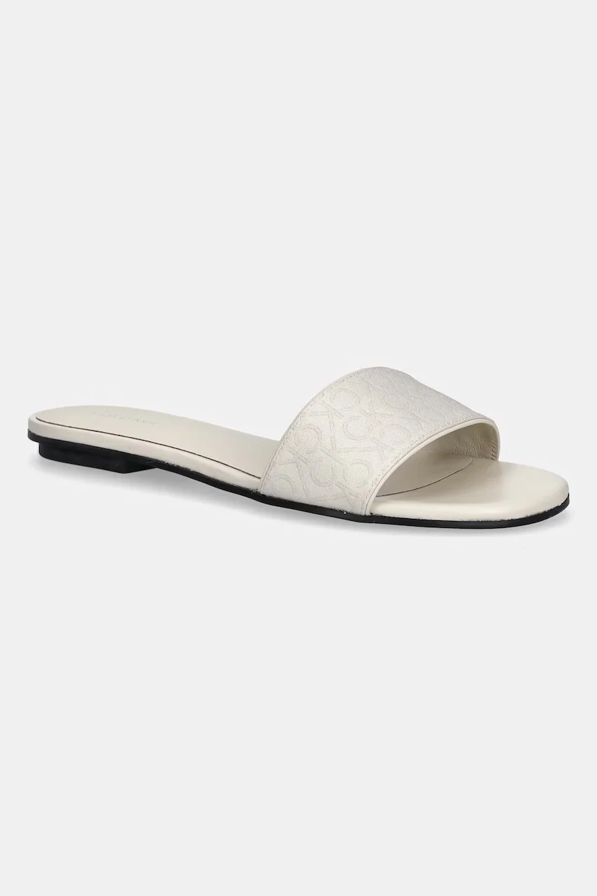 CALVIN KLEIN Чехли FLAT SLIDE - JACQ