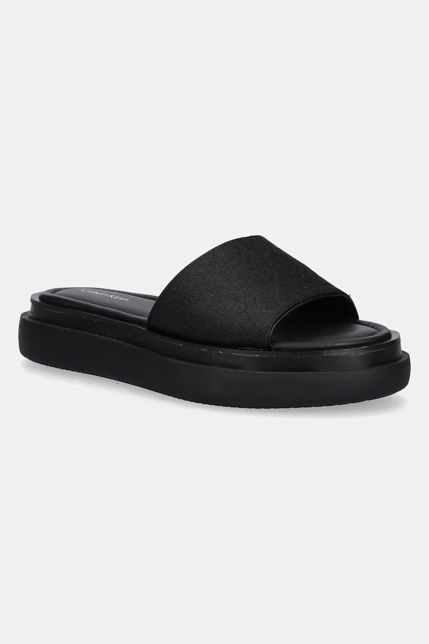 CALVIN KLEIN Чехли FLATFORM SLIDE - JACQ
