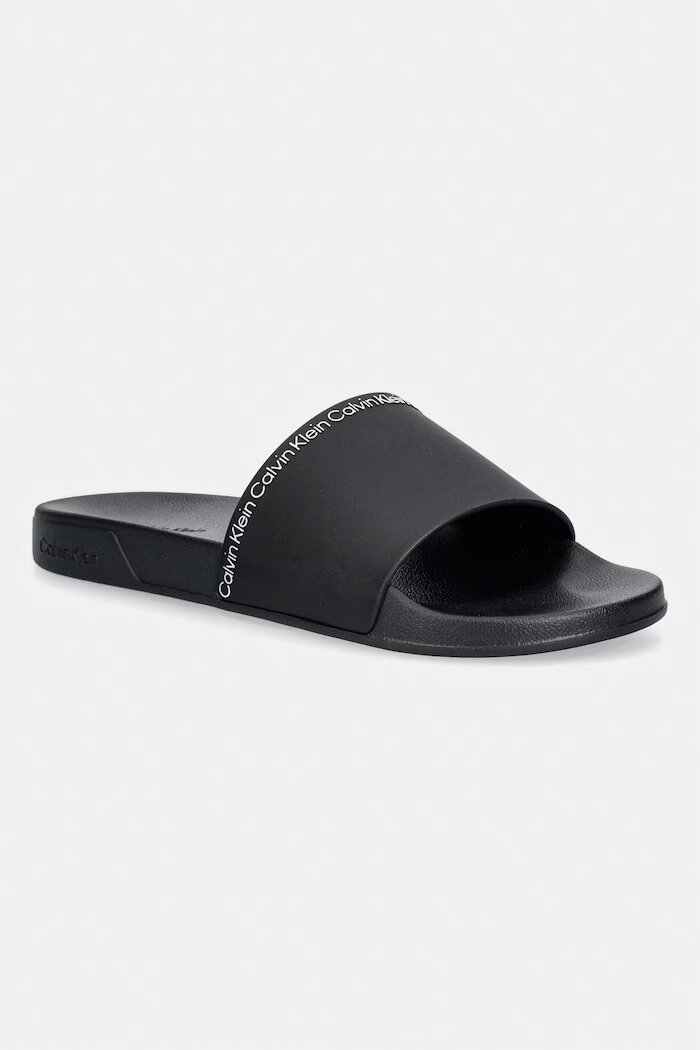 CALVIN KLEIN чехли мъжки ESS SLIDE INSTITUTIONAL CV черни HM0HM02108