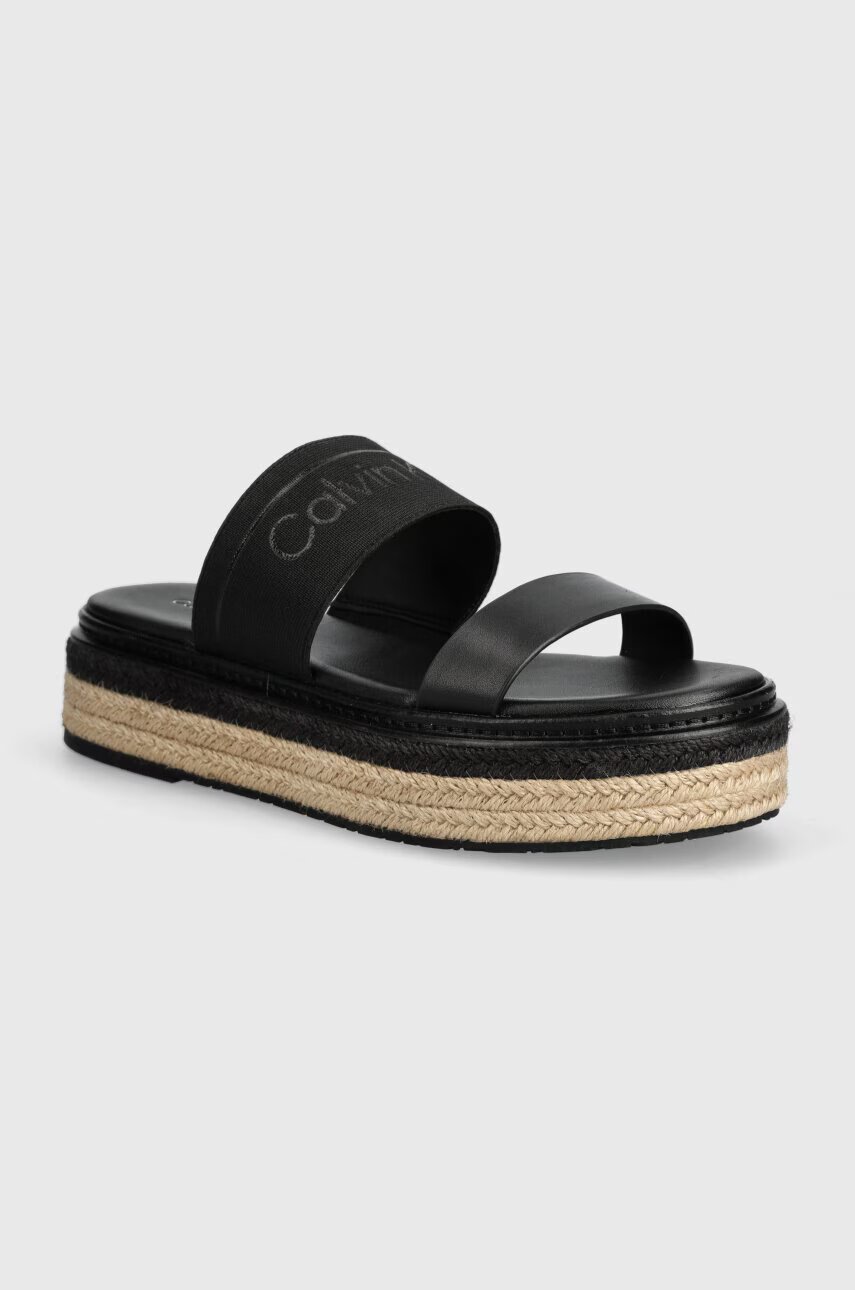CALVIN KLEIN Чехли WEDGE SLIDE HE