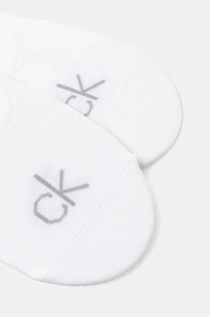 CALVIN KLEIN Чорапи (2 чифта) в бяло 701228801