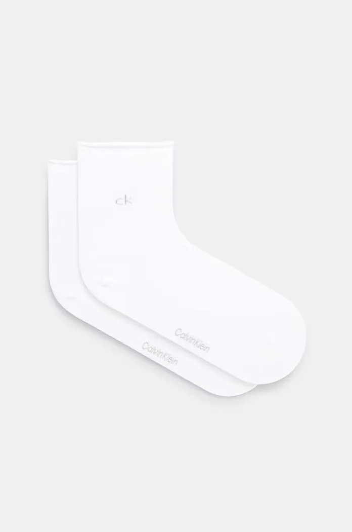 CALVIN KLEIN Чорапи (2 чифта) в бяло 701229681