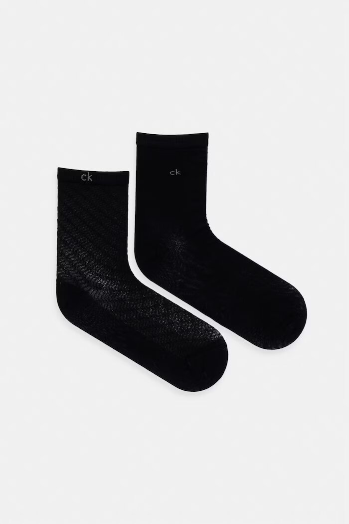 CALVIN KLEIN чорапи дамски 2 броя черни 701238805
