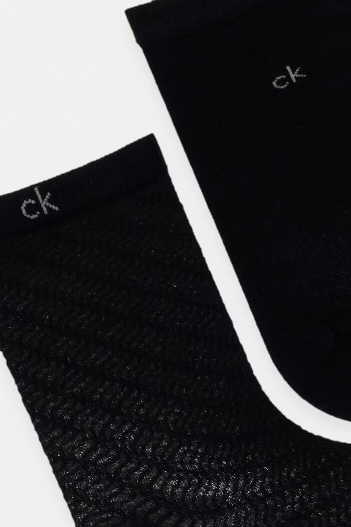CALVIN KLEIN чорапи дамски 2 броя черни 701238805