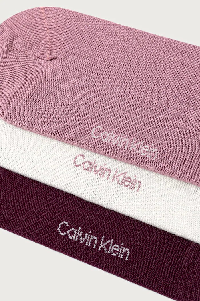 CALVIN KLEIN чорапи дамски 3 броя розови 701234369