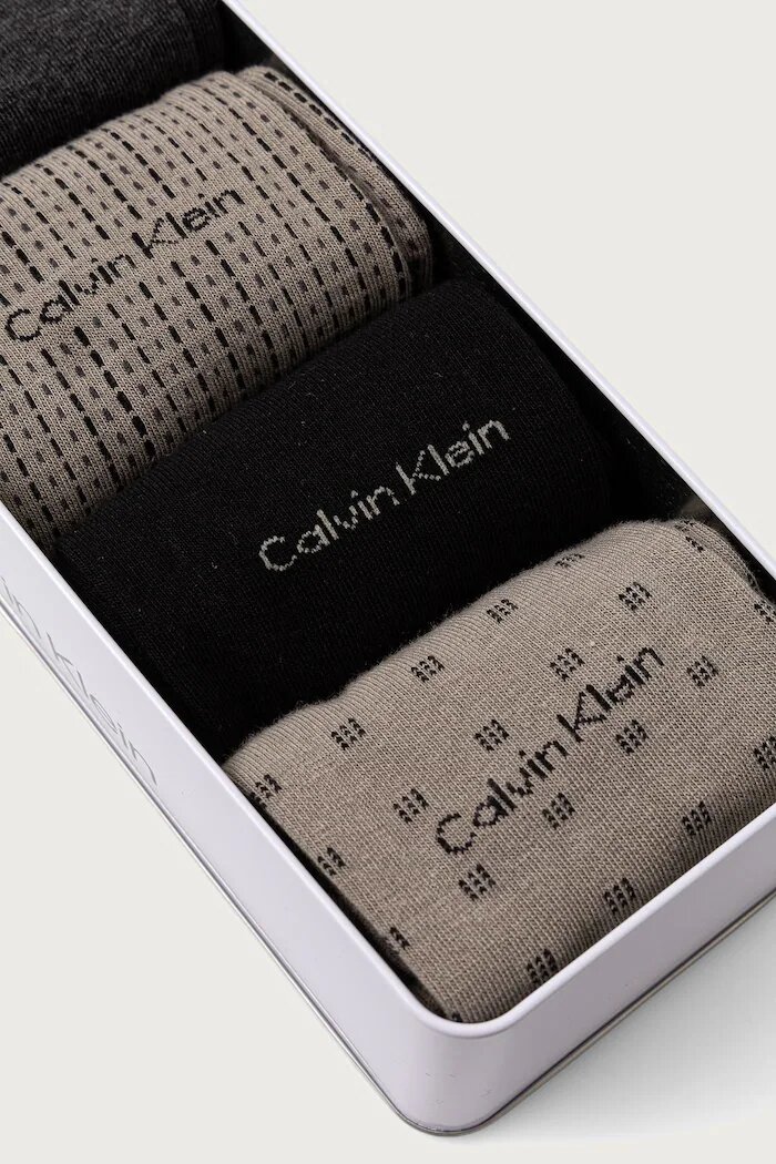 CALVIN KLEIN чорапи мъжки 4 броя черни 701241207