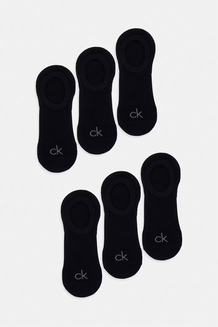 CALVIN KLEIN чорапи мъжки 6 броя черни 701238491