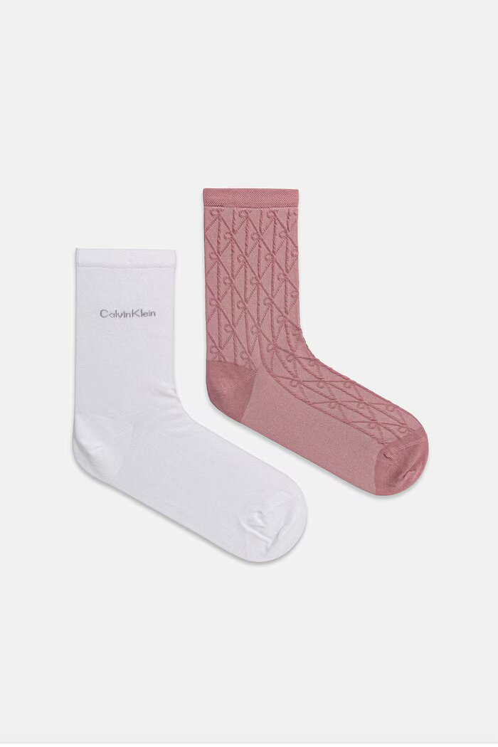 CALVIN KLEIN чорапи женски 2 броя розови 701237676