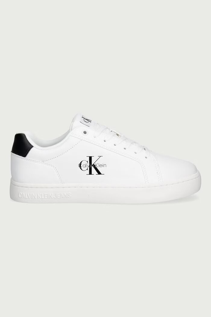 CALVIN KLEIN CLASSIC CUPSOLE MONO LTH маратонки мъжки бели YM0YM01369