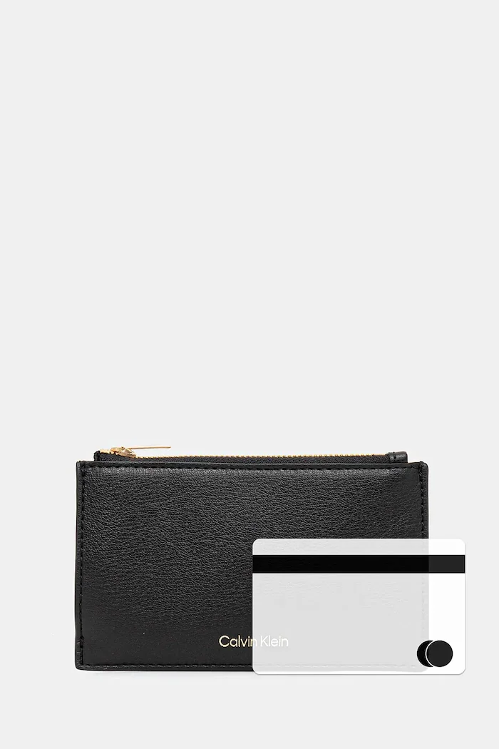 CALVIN KLEIN дамски от имитация на кожа черен LV04F1090G
