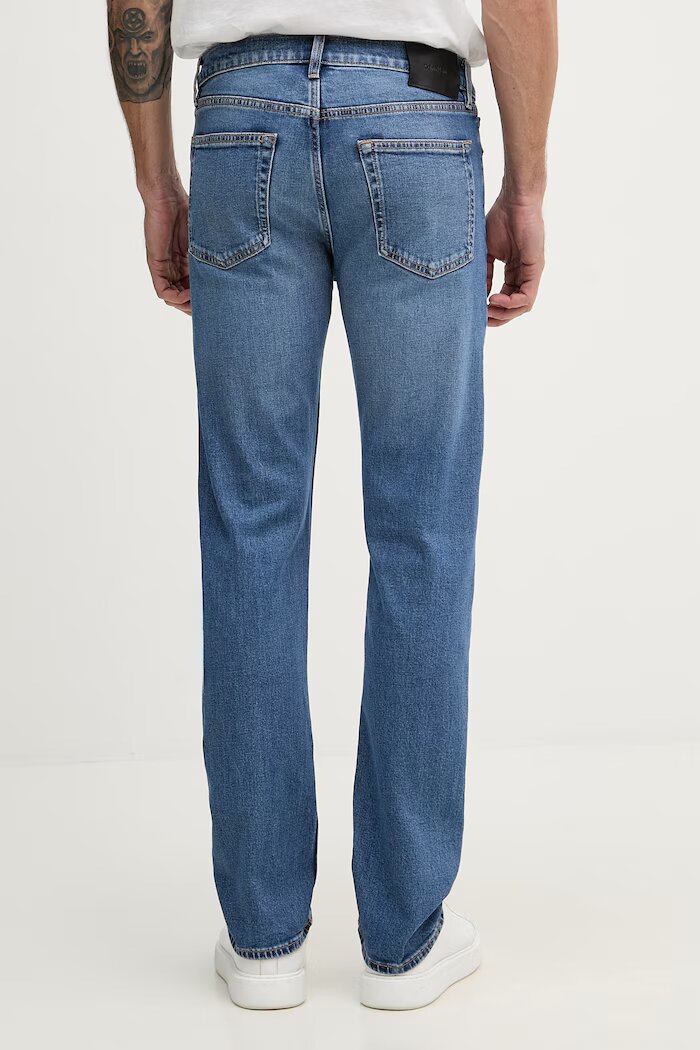 CALVIN KLEIN дънки slim fit мъжки сини LV04RF940G