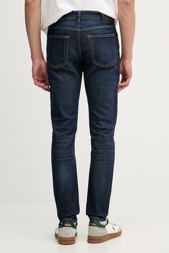 CALVIN KLEIN дънки slim taper мъжки тъмносини LV04RF931G